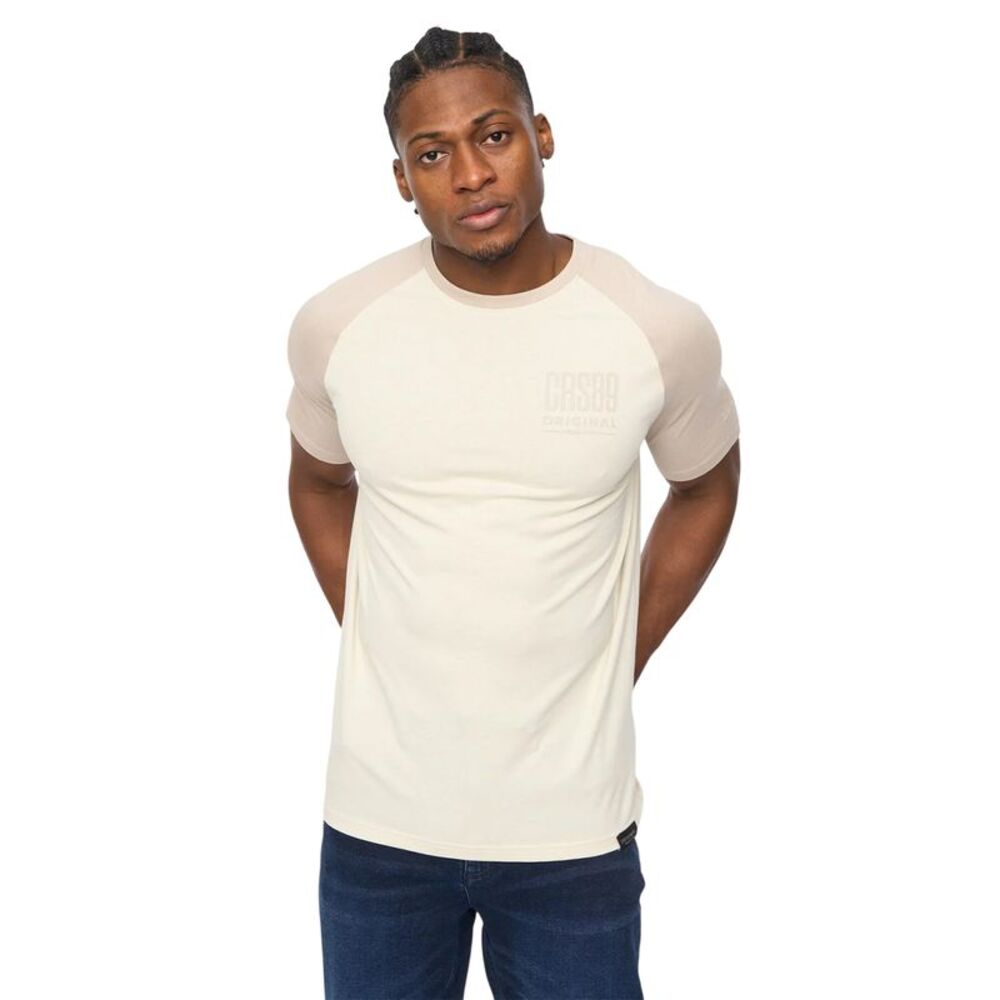 Crosshatch Mens Bretsby T-Shirt / Neutral
